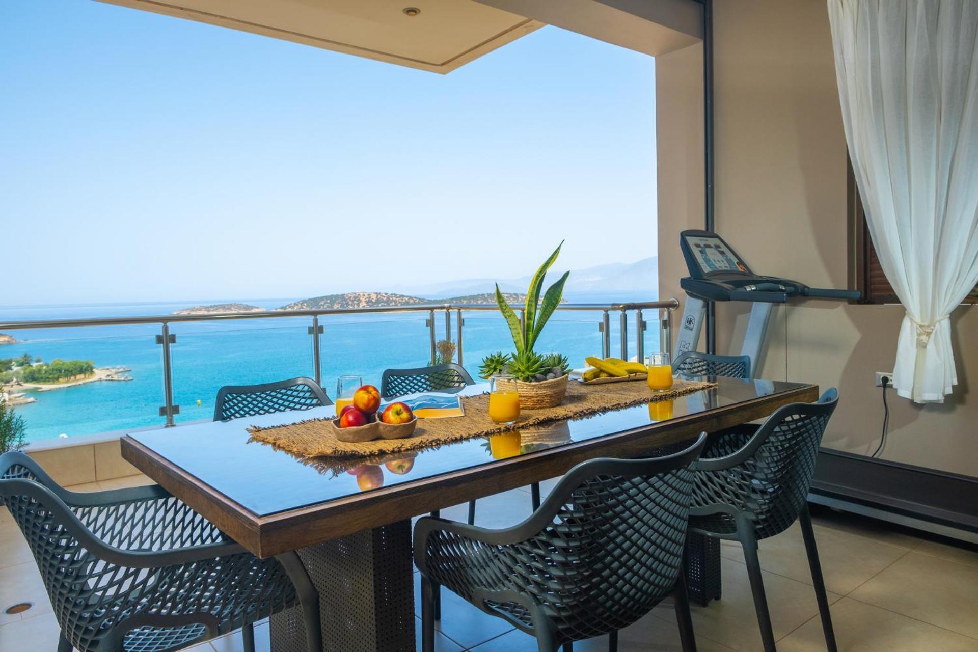 Thea Panoramic Sea View Appartement Agios Nikolaos Buitenkant foto
